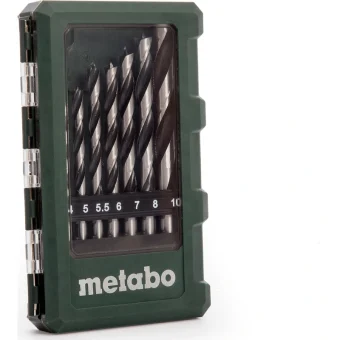 Metabo Σετ 8 Τρυπάνια για Ξύλο, Γυαλί και Πλακίδια 626705000