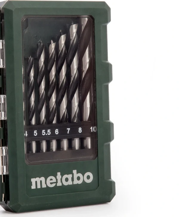 Metabo Σετ 8 Τρυπάνια για Ξύλο, Γυαλί και Πλακίδια 626705000