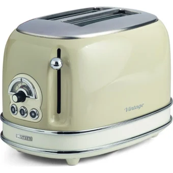 Ariete Vintage 0155/03 Φρυγανιέρα 2 Θέσεων 810W Μπεζ 00C015503AR0
