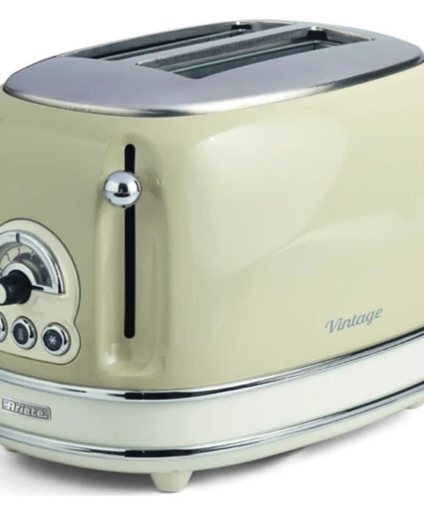 Ariete Vintage 0155/03 Φρυγανιέρα 2 Θέσεων 810W Μπεζ 00C015503AR0