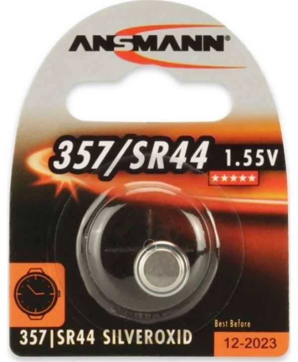 Ansmann 357 Μπαταρία Silver Oxide Ρολογιών SR44 1.55V 1τμχ 1516-0011