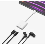 Belkin Connect Μετατροπέας USB-C male σε USB-C 2x female Λευκό 1τμχ F7U081BTWH - Image 6