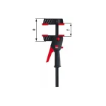 Bessey Σφιγκτήρας Αυτόματος 650x80mm Σφιγκτήρας Αυτόματος Σκανδάλης DUO65-8 - Image 3
