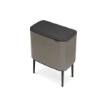 Brabantia Bo Κάδος Ανακύκλωσης Μεταλλικός Platinum 33lt 316043 - Image 8