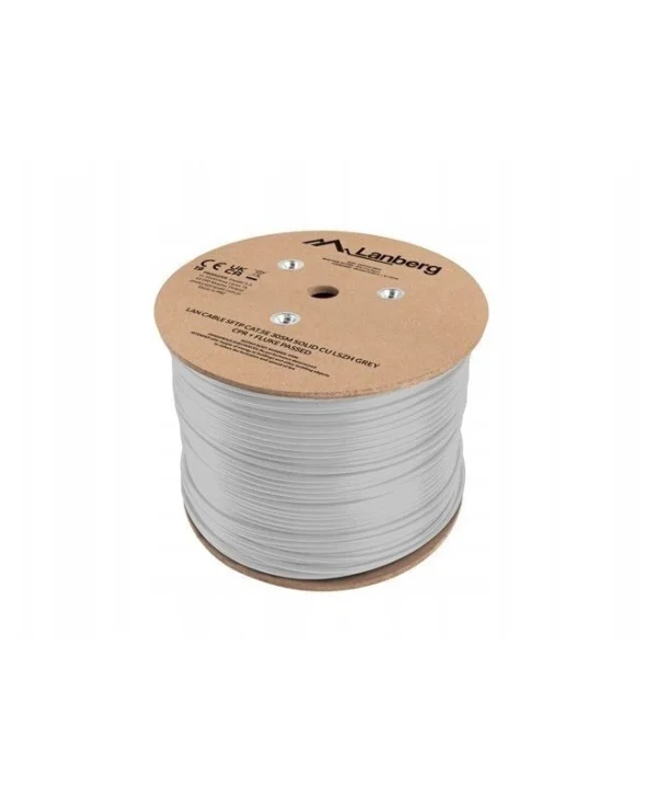 Lanberg S/FTP Cat.5e (Gigabit) Καλώδιο Δικτύου Ethernet 305m Γκρι LCS5L-11CU-0305-S