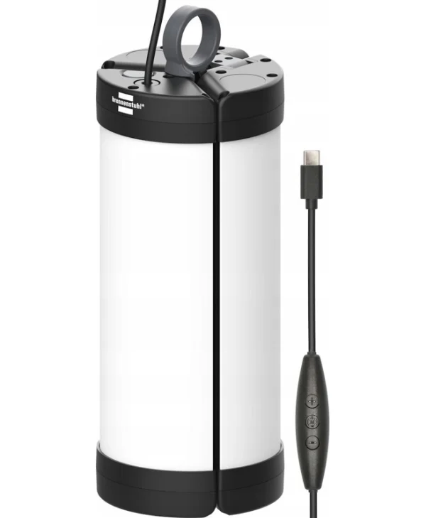 Brennenstuhl Φανάρι Led Επαναφορτιζόμενο για Camping με Φακό 550lm 10W Μαύρο 1173740012
