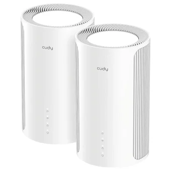 Cudy M11000 WiFi Mesh Network Access Point Wi‑Fi 7 Tri Band (2.4 & 5 & 6GHz) σε Διπλό Kit M11000(2-PACK)