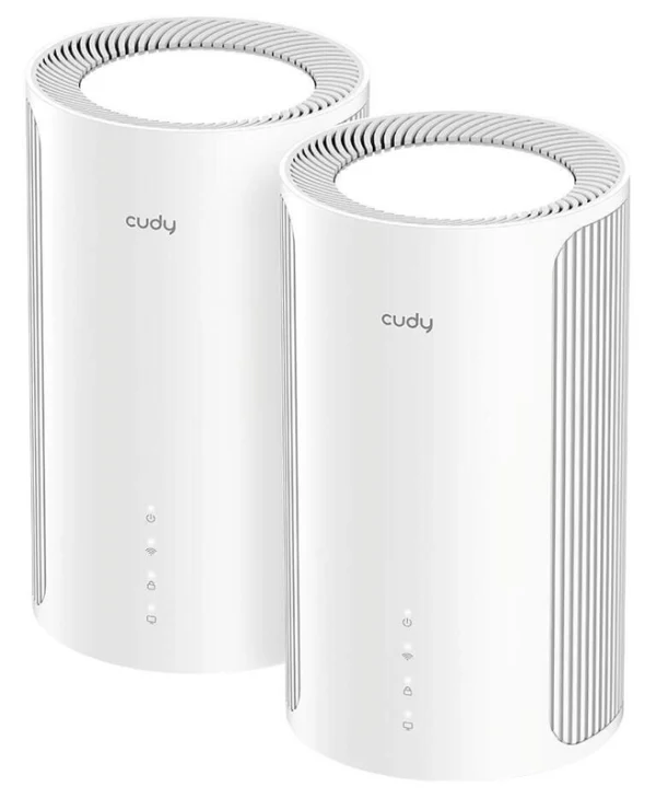 Cudy M11000 WiFi Mesh Network Access Point Wi‑Fi 7 Tri Band (2.4 & 5 & 6GHz) σε Διπλό Kit M11000(2-PACK)