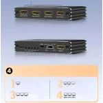 Hdmi 2.1 Splitter 1x4 Ultra Hd Hdcp 2.3 8k60hz 4k 120hz 4 Tv 16950 - Image 5