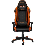 Canyon Deimos Καρέκλα Gaming Δερματίνης με Ρυθμιζόμενα Μπράτσα Πορτοκαλί CND-SGCH4