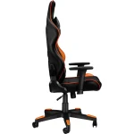 Canyon Deimos Καρέκλα Gaming Δερματίνης με Ρυθμιζόμενα Μπράτσα Πορτοκαλί CND-SGCH4 - Image 4