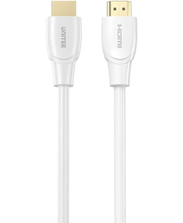 Unitek HDMI 2.1 Ultra High Speed 48Gbps 4K 120Hz HDR VRR Cable HDMI male - HDMI male 1m Λευκό C11099AWH03-1M