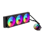 GameMax IceBurg 360 Infinity Υδρόψυξη AIO CPU με 3 Ανεμιστήρες 120mm και ARGB Φωτισμό ICEBURG 360 INFINITY BK - Image 2
