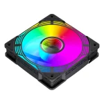 GameMax Case Fan 120mm (44cfm) με ARGB Φωτισμό και Σύνδεση 4-Pin PWM / 3-Pin 3τμχ KF300 BK - Image 2
