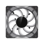 GameMax Case Fan 120mm (44cfm) με ARGB Φωτισμό και Σύνδεση 4-Pin PWM / 3-Pin 3τμχ KF300 BK - Image 3
