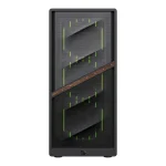 GameMax AERIS 330 MB Gaming Mini Tower Κουτί Υπολογιστή με Πλαϊνό Παράθυρο και RGB Φωτισμό Μαύρο - Image 4