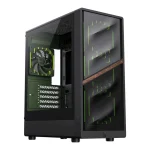 GameMax AERIS 330 MB Gaming Mini Tower Κουτί Υπολογιστή με Πλαϊνό Παράθυρο και RGB Φωτισμό Μαύρο - Image 5