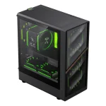GameMax AERIS 330 MB Gaming Mini Tower Κουτί Υπολογιστή με Πλαϊνό Παράθυρο και RGB Φωτισμό Μαύρο - Image 6