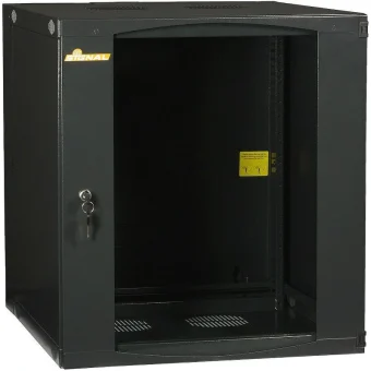 Delta Επιτοίχια Καμπίνα Rack 12U Μαύρο R19-12U 600 2S R19-12U/600/2S