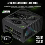 GameMax GX PRO 1050G 1050W Μαύρο Τροφοδοτικό Υπολογιστή Full Modular 80 Plus Gold - Image 4