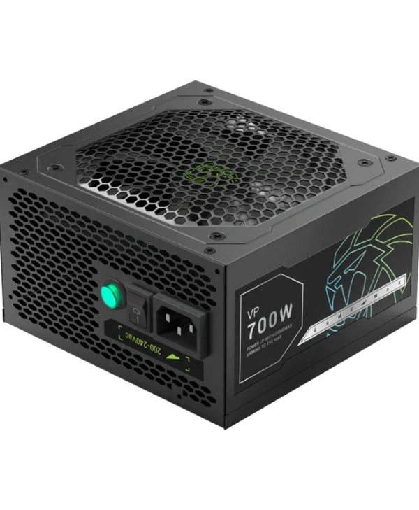 GameMax VP-700S 700W Μαύρο Τροφοδοτικό Υπολογιστή Full Wired 80 Plus Standard VP 700S