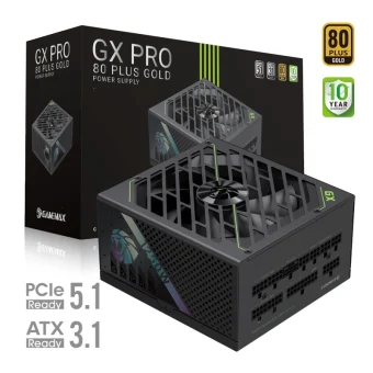 GameMax GX PRO 1250G 1250W Μαύρο Τροφοδοτικό Υπολογιστή Full Modular 80 Plus Gold