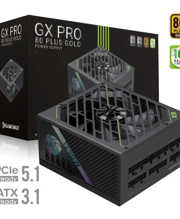 GameMax GX PRO 1250G 1250W Μαύρο Τροφοδοτικό Υπολογιστή Full Modular 80 Plus Gold