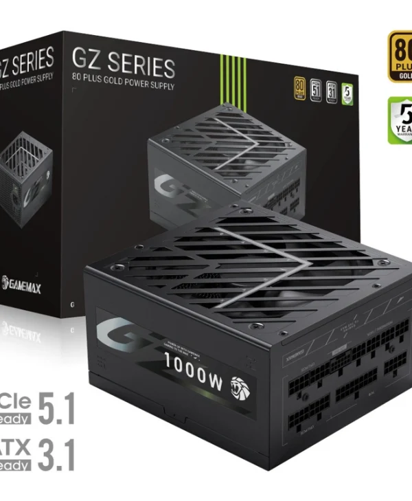 GameMax GZ 1000G 1000W Μαύρο Τροφοδοτικό Υπολογιστή Full Modular 80 Plus Gold