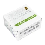 GameMax GS 750G 750W Λευκό Τροφοδοτικό Υπολογιστή Full Modular 80 Plus Gold GS 750G WH - Image 3