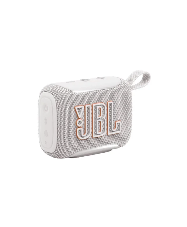 JBL Go 5 Αδιάβροχο Ηχείο Bluetooth 4.8W με Διάρκεια Μπαταρίας έως 10 ώρες Λευκό