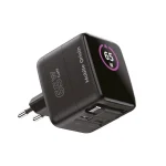 Mobile Origin Φορτιστής Χωρίς Καλώδιο GaN με Θύρα USB-A και Θύρα USB-C 65W Quick Charge 2.0 / Quick Charge 3.0 Μαύρος (PW3) MO-65WDCH-PW3