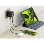 Mobile Origin Φορτιστής Χωρίς Καλώδιο GaN με Θύρα USB-A και Θύρα USB-C 65W Quick Charge 2.0 / Quick Charge 3.0 Μαύρος (PW3) MO-65WDCH-PW3 - Image 6