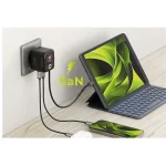Mobile Origin Φορτιστής Χωρίς Καλώδιο GaN με Θύρα USB-A και Θύρα USB-C 65W Quick Charge 2.0 / Quick Charge 3.0 Μαύρος (PW3) MO-65WDCH-PW3 - Image 9