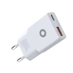 Mobile Origin Φορτιστής Χωρίς Καλώδιο GaN με Θύρα USB-A και Θύρα USB-C 30W Power Delivery Λευκός (MO16) MO-GAN30W-MO16 - Image 2