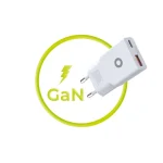 Mobile Origin Φορτιστής Χωρίς Καλώδιο GaN με Θύρα USB-A και Θύρα USB-C 30W Power Delivery Λευκός (MO16) MO-GAN30W-MO16 - Image 5