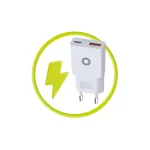 Mobile Origin Φορτιστής Χωρίς Καλώδιο GaN με Θύρα USB-A και Θύρα USB-C 30W Power Delivery Λευκός (MO16) MO-GAN30W-MO16 - Image 6