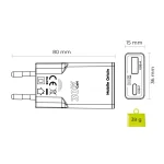 Mobile Origin Φορτιστής Χωρίς Καλώδιο GaN με Θύρα USB-A και Θύρα USB-C 30W Power Delivery Λευκός (MO16) MO-GAN30W-MO16 - Image 7