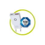 Mobile Origin Φορτιστής Χωρίς Καλώδιο GaN με Θύρα USB-A και Θύρα USB-C 30W Power Delivery Λευκός (MO16) MO-GAN30W-MO16 - Image 9