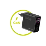 Mobile Origin Φορτιστής GaN με Θύρα USB-A και 2 Θύρες USB-C 140W Power Delivery Μαύρος (PW21) MO-140WDCH-PW21 - Image 5