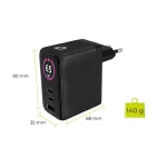 Mobile Origin Φορτιστής Χωρίς Καλώδιο GaN με Θύρα USB-A και 2 Θύρες USB-C 65W Power Delivery Μαύρος MO-65WDCH-PW20 - Image 6