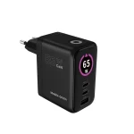 Mobile Origin Φορτιστής Χωρίς Καλώδιο GaN με Θύρα USB-A και 2 Θύρες USB-C 65W Power Delivery Μαύρος MO-65WDCH-PW20 - Image 7