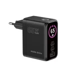 Mobile Origin Φορτιστής Χωρίς Καλώδιο GaN με Θύρα USB-A και 2 Θύρες USB-C 65W Power Delivery Μαύρος MO-65WDCH-PW20 - Image 8