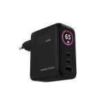 Mobile Origin Φορτιστής Χωρίς Καλώδιο GaN με Θύρα USB-A και 2 Θύρες USB-C 65W Power Delivery Μαύρος MO-65WDCH-PW20 - Image 11