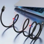 Mobile Origin Magnetic USB 2.0 Cable USB-C male - USB-C 60W PD Μαύρο 1m MC2-USBC-1M-BLK - Image 4