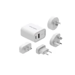 Mobile Origin Φορτιστής Χωρίς Καλώδιο GaN με Θύρα USB-A και Θύρα USB-C 30W Power Delivery Λευκός (MO14 EU,USA,UK,AUS) FRL-TRVL30W-MO14 - Image 3