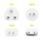 Mobile Origin Φορτιστής Χωρίς Καλώδιο GaN με Θύρα USB-A και Θύρα USB-C 30W Power Delivery Λευκός (MO14 EU,USA,UK,AUS) FRL-TRVL30W-MO14 - Image 5