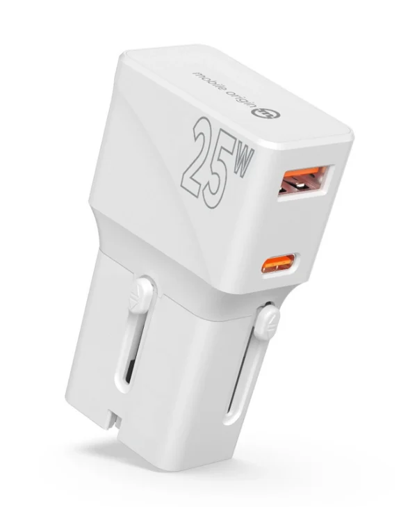 Mobile Origin Αντάπτορας Πρίζας σε Universal TAD25-2P-WHT
