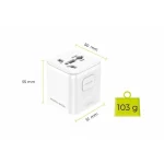 Mobile Origin Αντάπτορας Πρίζας σε Universal MO-UTRA-PW30-WHT - Image 4