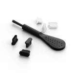Mobile Origin Usb-c Dust Plug & Cleaning Brush Cl1 Black Clear Iphone Android Mo-cl1-blk-clr MO-CL1-BLK-CLR - Image 7