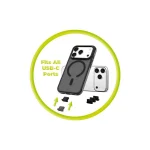 Mobile Origin Usb-c Dust Plug & Cleaning Brush Cl1 Black Clear Iphone Android Mo-cl1-blk-clr MO-CL1-BLK-CLR - Image 10